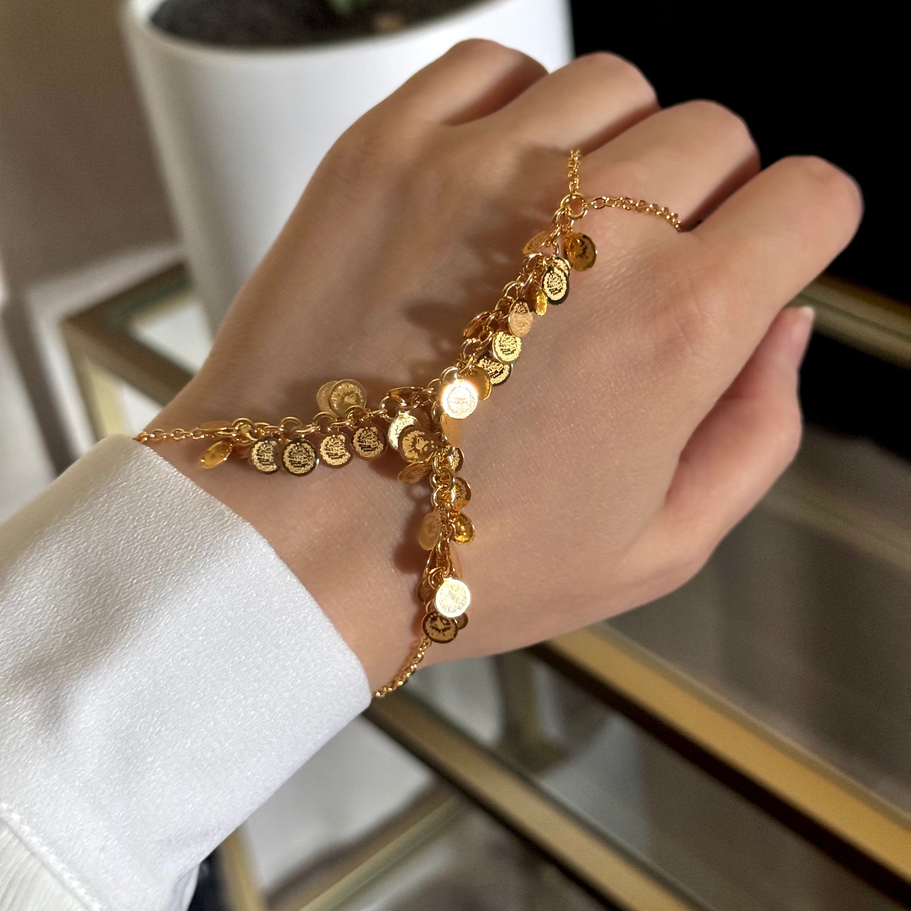 Mini Coins Hand Chain