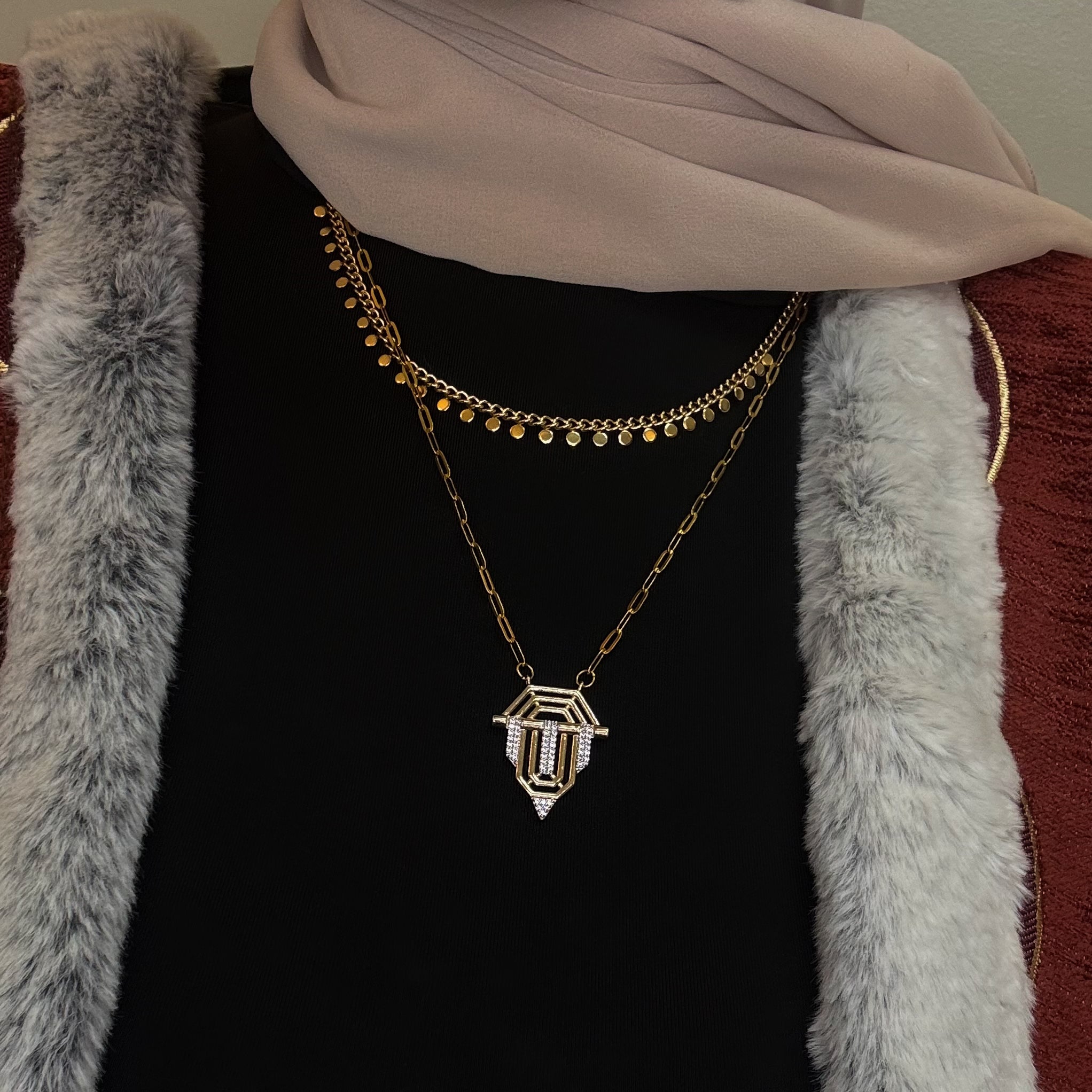 Badawiyya Mini Discs Necklace