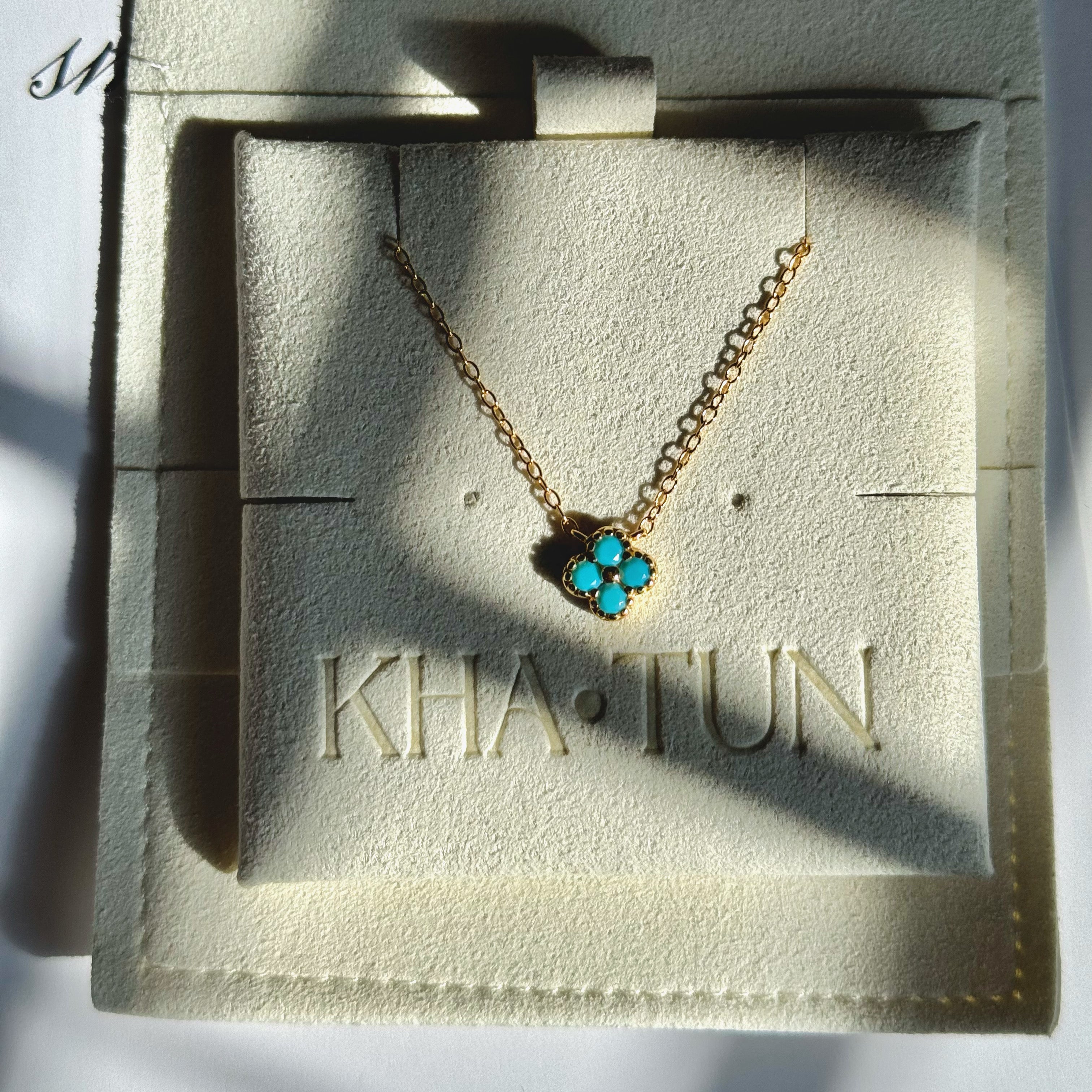 Turquoise Flower Necklace