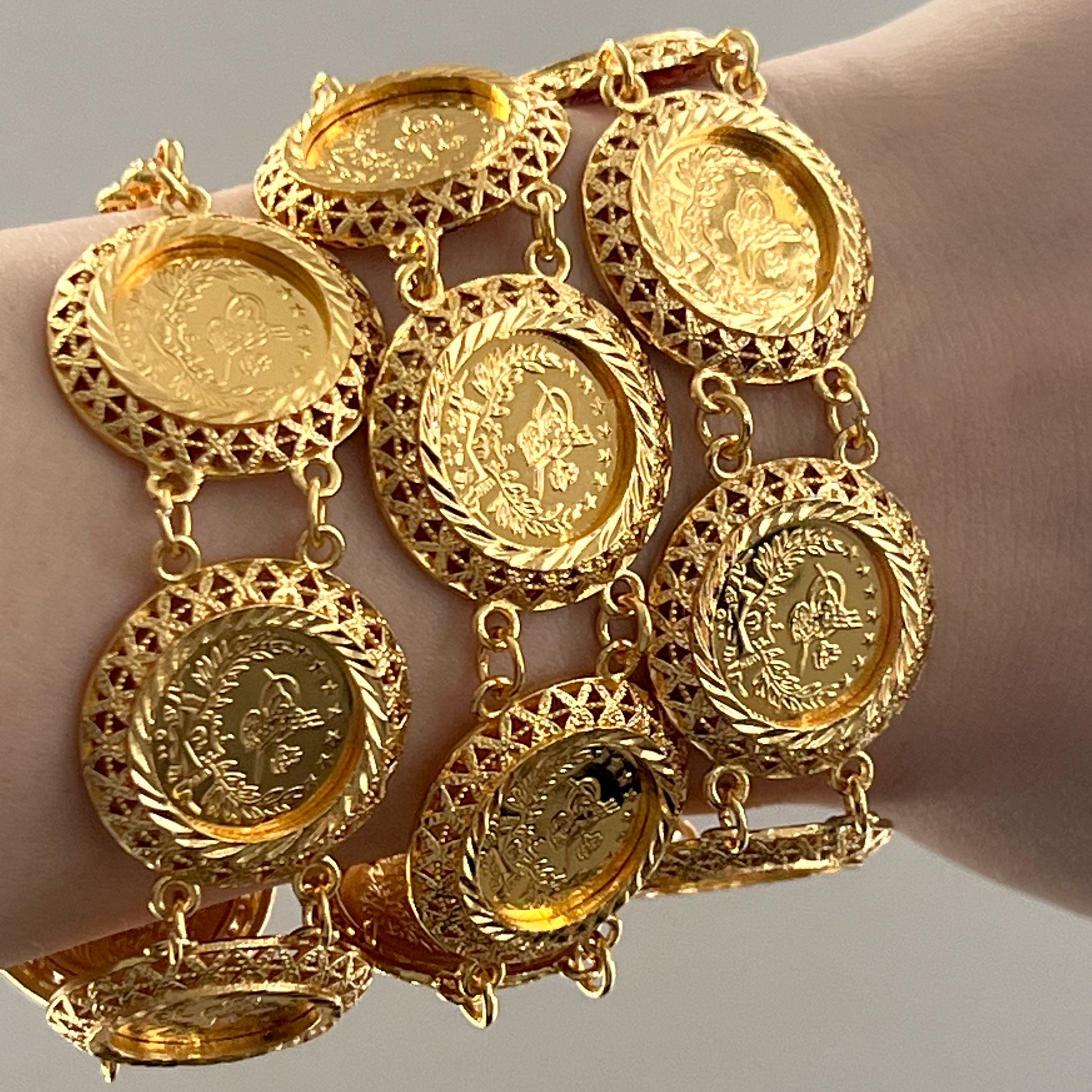 Turath Four-coin Bracelet