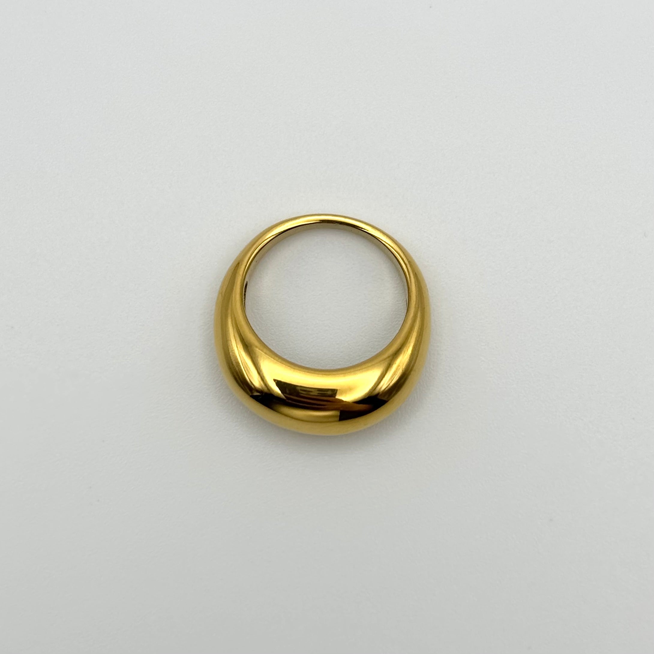 Gold dome ring