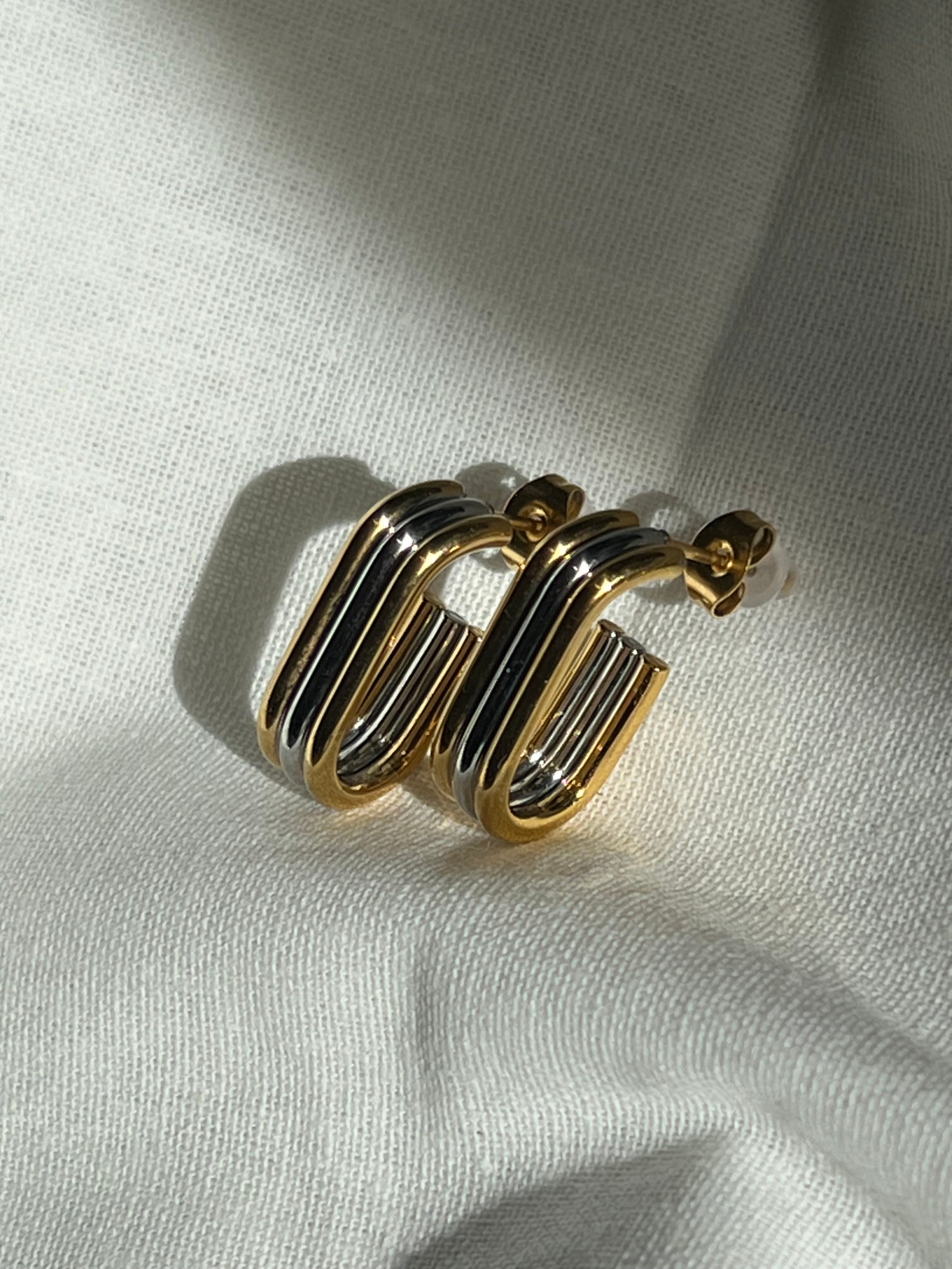 Triple Retro Earrings